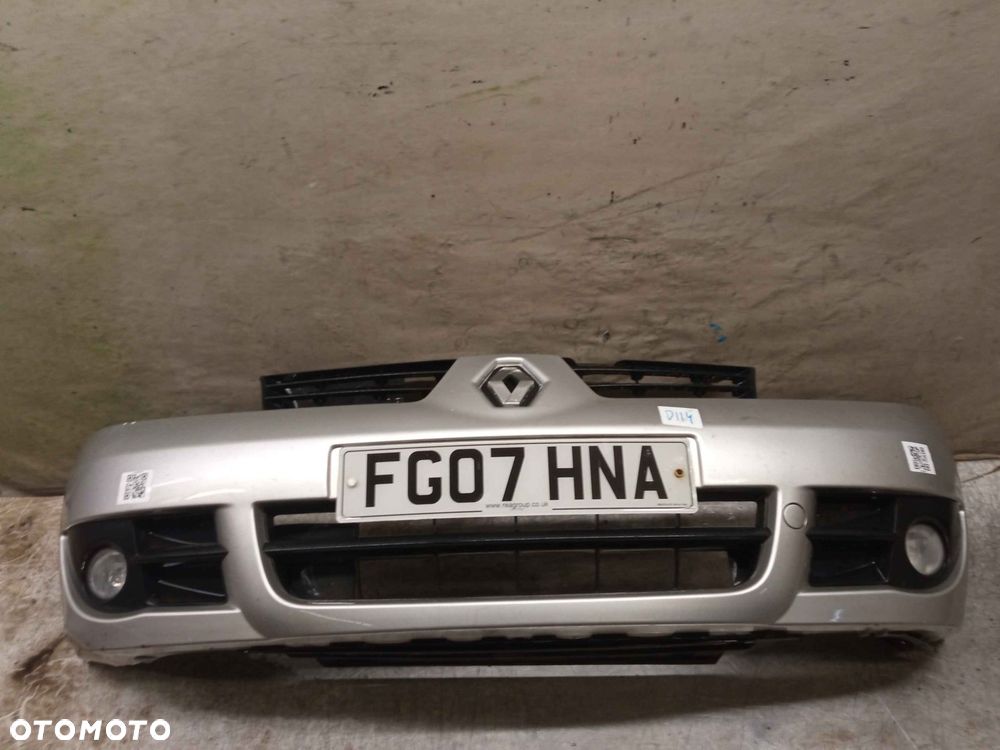@ ZDERZAK PRZÓD PRZEDNI RENAULT CLIO 2 II LIFT FL CAMPUS TED69 SREBRNY - 1