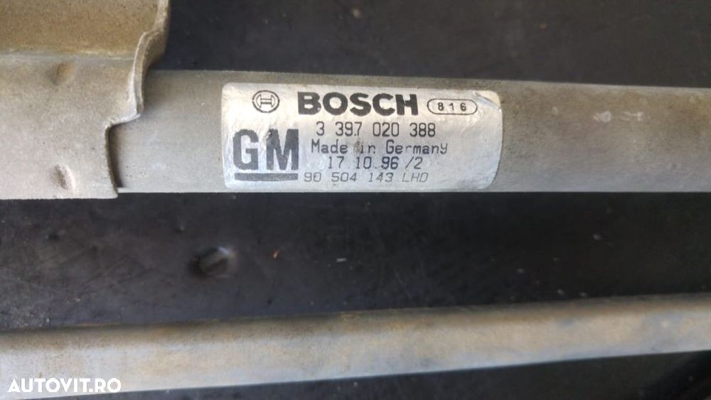 ansamblu stergator motoras opel vectra b  0390241116  90504143 - 3