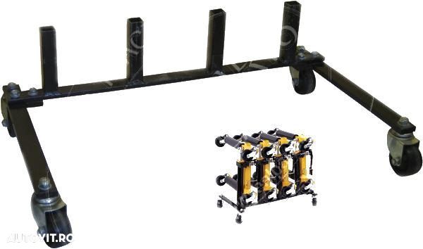 Stand elevator hidraulic pozitionare autovehicul pentru cod 504019 - 1