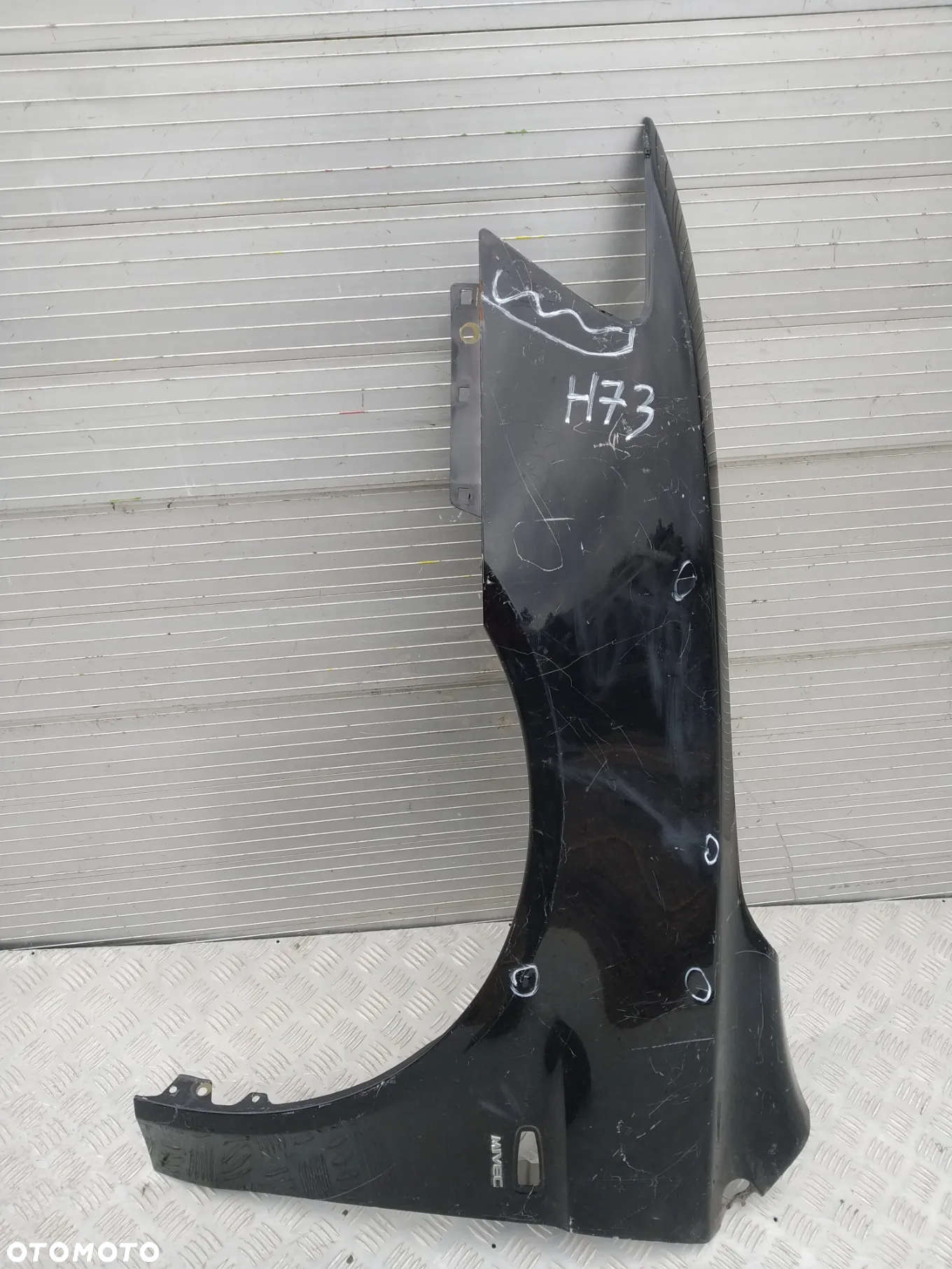 F555/H73/H116 LEWY BŁOTNIK MITSUBISHI LANCER 2007- - 3