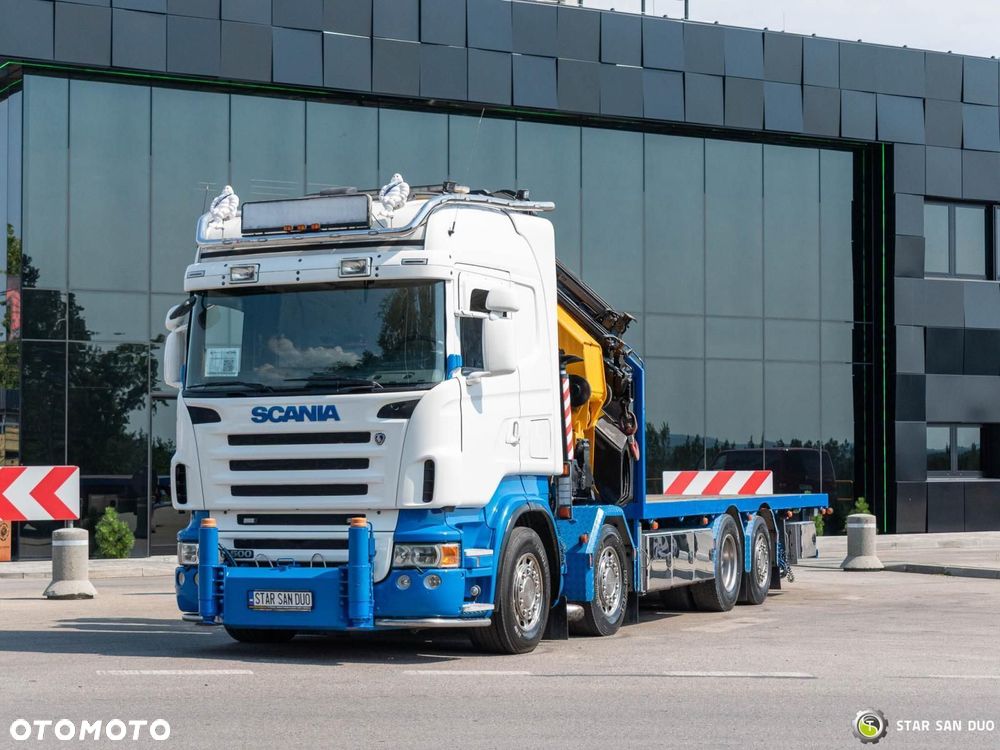 Scania R500 8x2 PALFINGER PK 85002 Fly Jib Wciągarka HDS Żuraw Crane - 11