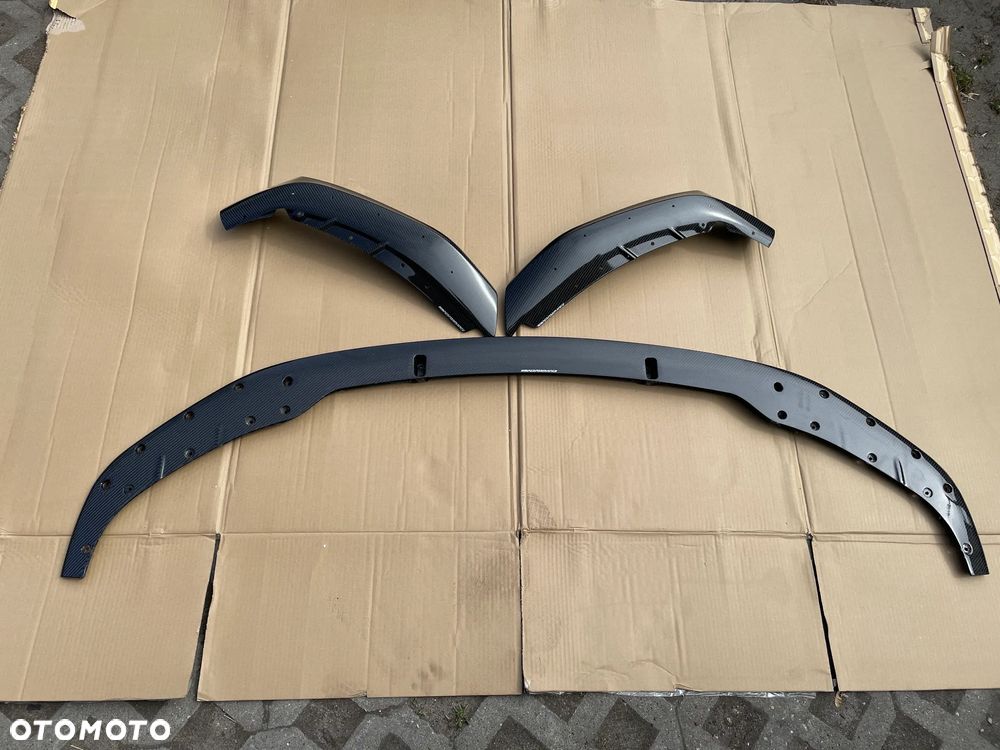 BMW 5 G30 G31 listwy przód dyfuzor spoiler karbon carbon m performance - 8