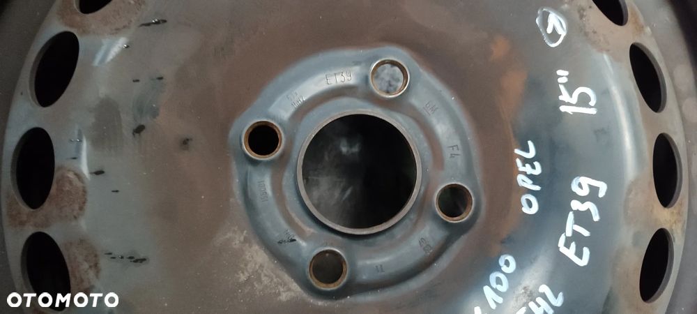FELGI STALOWE 4x100 6Jx15 CALI ET39  OPEL CORSA ASTRA Komplet - 6