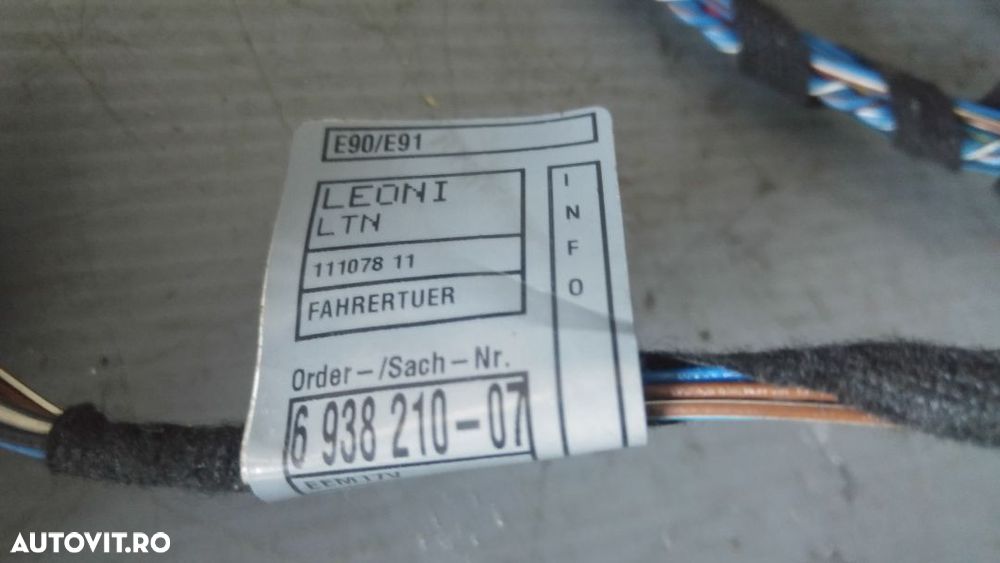 instalatie electrica stanga fata bmw e90 6938210-07 - 2