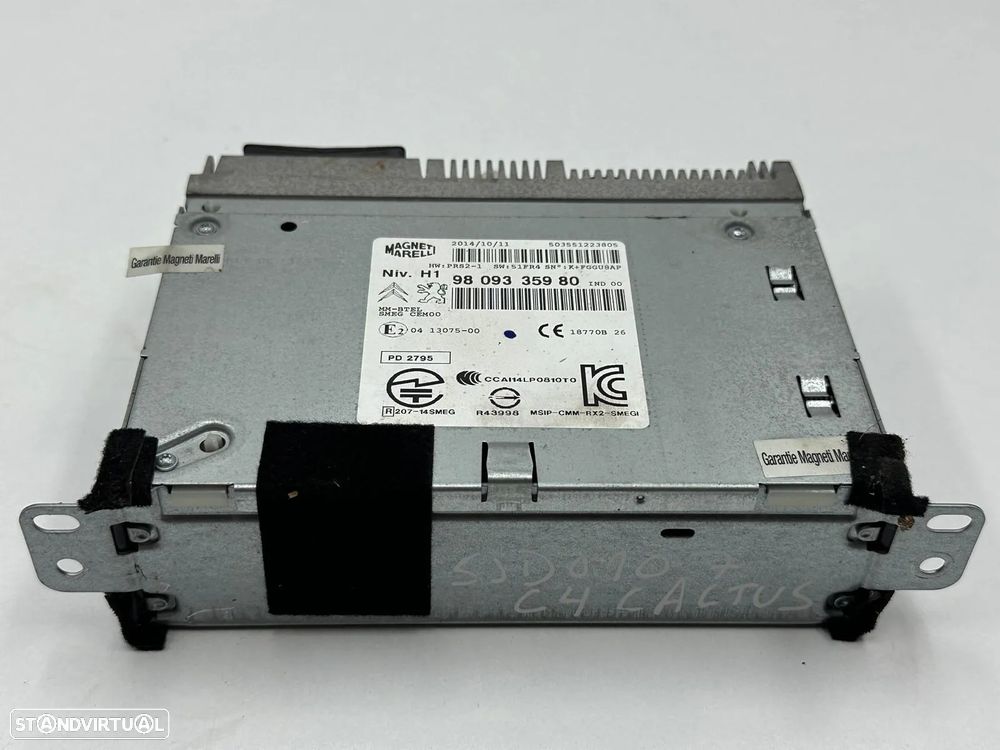 Rádio - Citroen C4 Cactus (2014) - 1