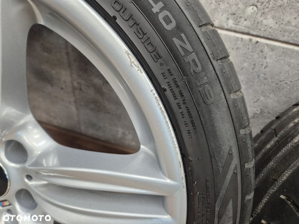 BMW ALU FELGI KOŁA 19" 5x120 STYLING 351 F10 F06 F12 F13 F11 ORYGINALNY LAKIER 8,5J ET33 M-PAKIET KOMPLET + OPONY 245-40 21r - 7