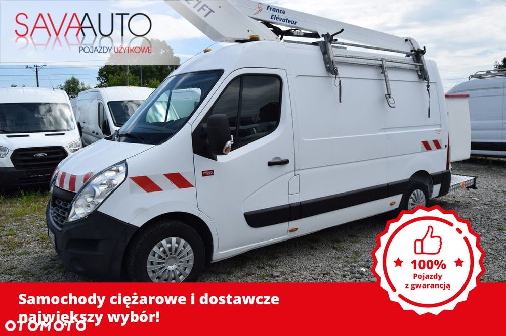 Renault MASTER ​*L2H2​*2.3DCI​​*FT121​*AKTUALNY UDT​*ZAREJESTROWANY​*PODNOŚNIK KOSZOWY​*ZWYŻKA​*8
