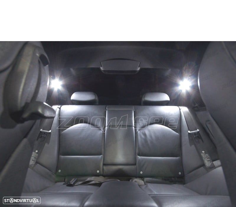 KIT 14 LAMPADAS LED INTERIOR PARA BMW SERIE 3 E46 SEDAN COUPE 323IS 325I 325XI 328I 330I 330XI 325CI - 5