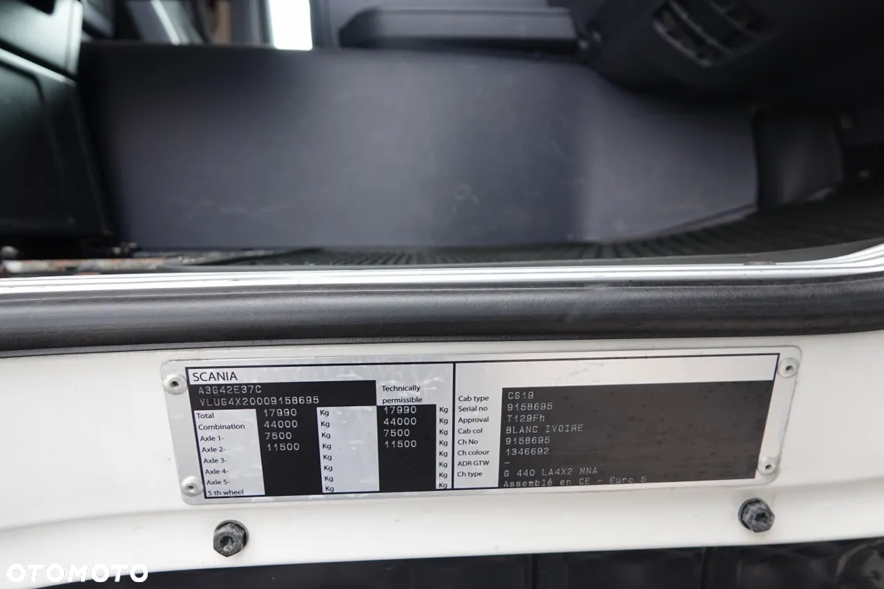 Scania G 440 / RETARDER / ALUFELGI / SPROWADZONA - 35
