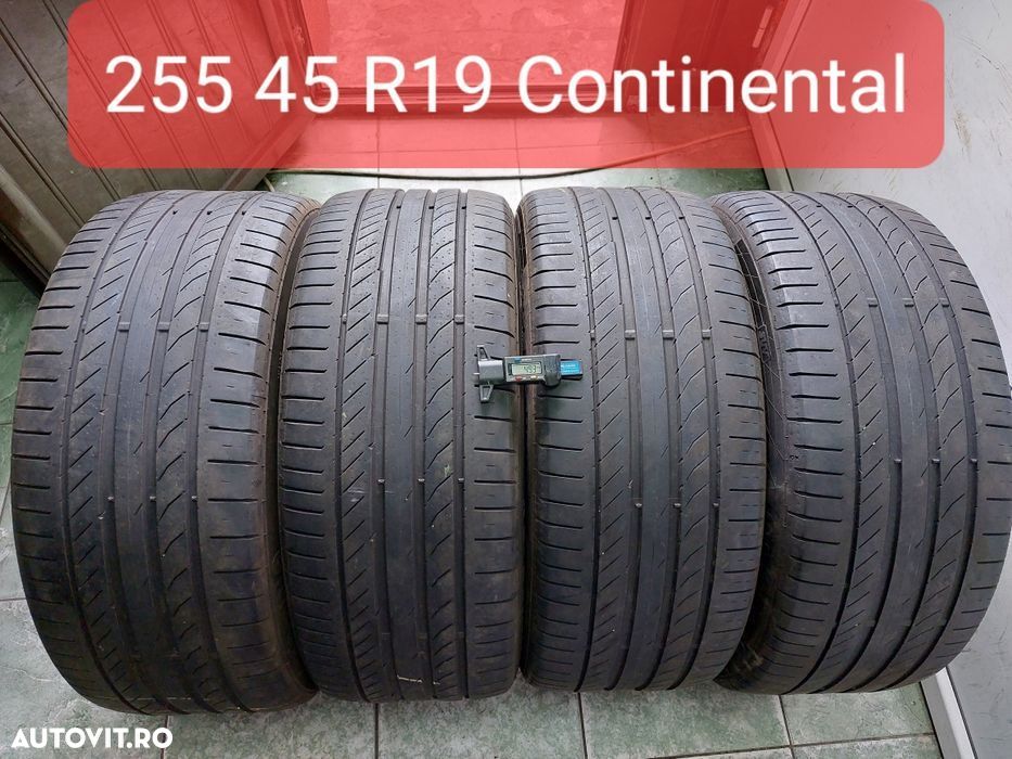 4 anvelope 255/45 R19 Continental de vara - 1