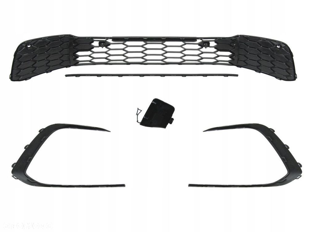 VW Golf 8 20 - 24 GTi Kratka / Kratki w zderzak przedni PDC Zestaw - 4