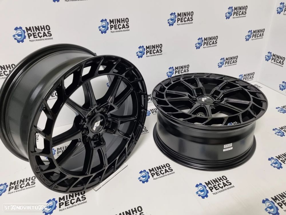 Jantes Japan Racing (JR45) em 18 (5x112) Preto Brilho - 6