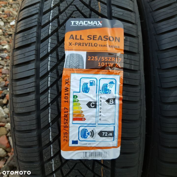 4x 225/55R17 Tracmax All Season Trac Saver X Privilo Nowy komplet opon całorocznych Poznań - 2