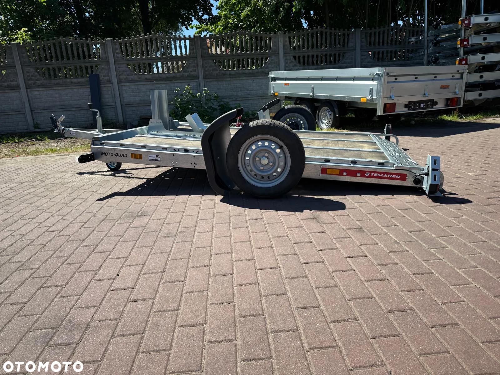 TEMARED Przyczepa MOTO-QUAD 246x160 uchylna hydraulicznie uniwersalna moto quad traktorek atv - 7