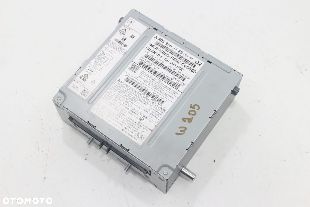 Radio Oryginalne A2059003729 Mercedes W205 - 8