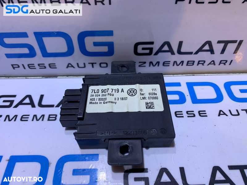 Unitate Modul Calculator Alarma Anti-Remorcare Anti-Furt VW Touareg 2003 - 2010 Cod 7L0907719A - 1