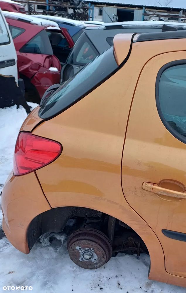 PEUGEOT 207 07r HB  ĆWIARTKA BŁOTNIK POSZYCIE PRAWY TYŁ KHW - 1