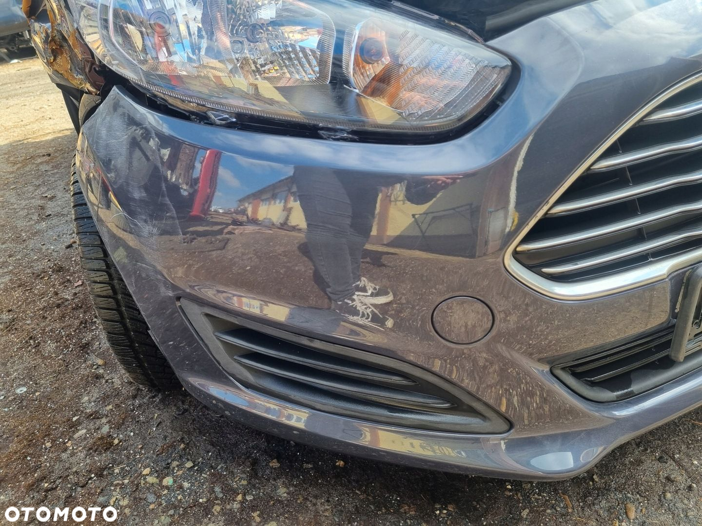FORD FIESTA MK7 12-17 LIFT 2013 r. FC KOMPLETNY ZDERZAK PRZÓD PRZEDNI - 4