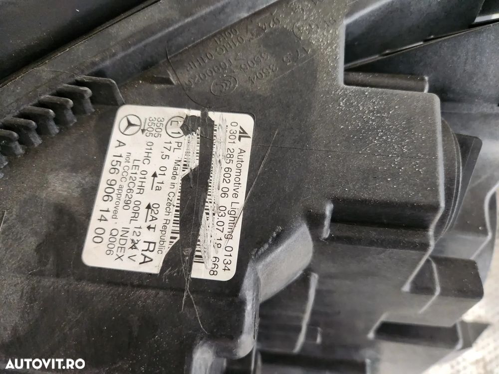 Faruri Far Stanga Dreapta Mercedes GLA X156 W156 Halogen Cod A A Originale - Dezmembrari Arad - 7