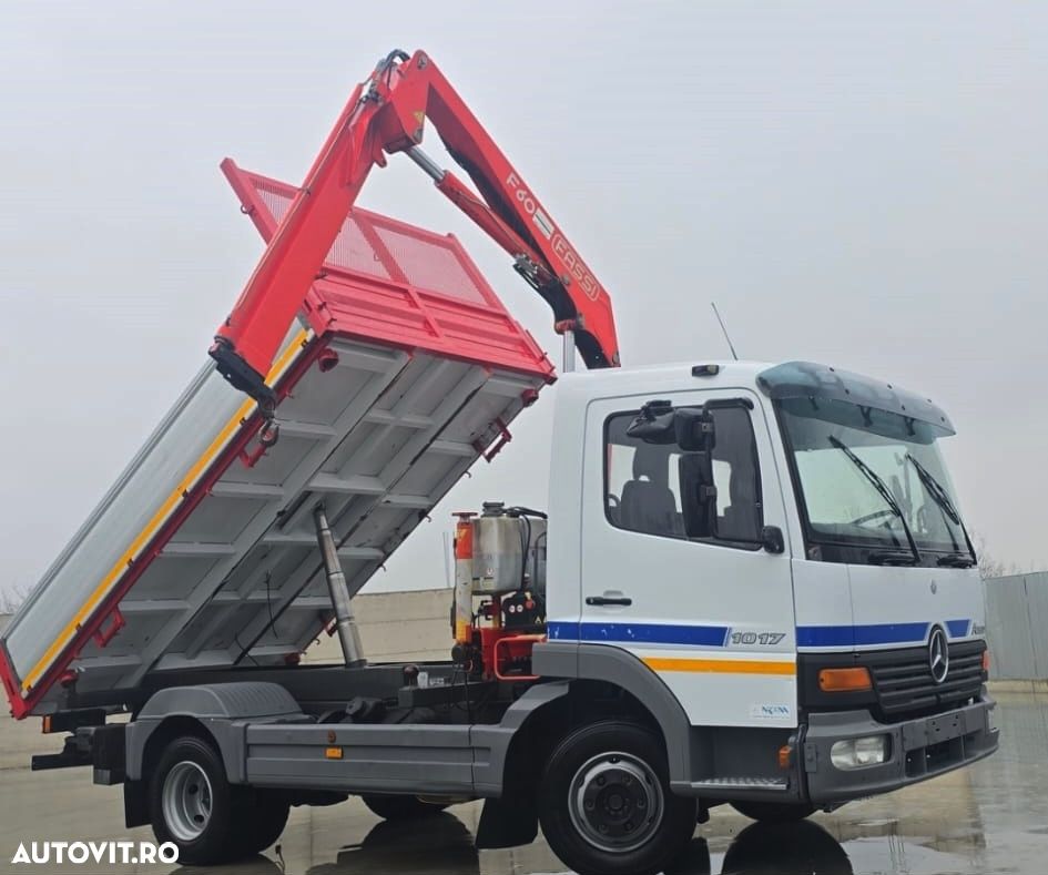 Mercedes-Benz Atego 1017 Camion Basculabil cu Macara - 7