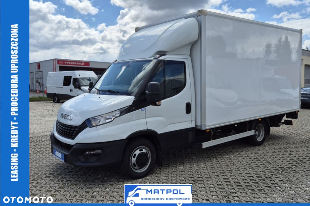Iveco Daily 35C14, Kontener 8PAL, Winda DHollandia 750KG, klimatyzacja, drzwi boczne - 1