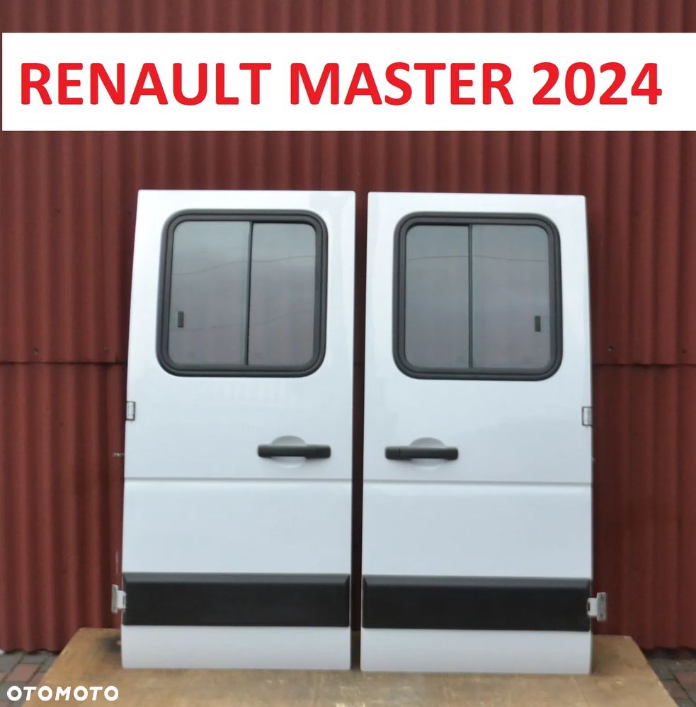RENAULT MASTER III IV Drzwi Tył Tylne Lewe Prawe Brygadówka Brygadowy Podwójna Kabina Dubel - 1