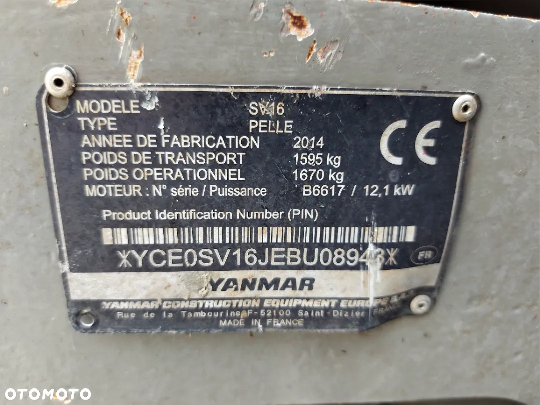 Yanmar YANMAR SV 16 - 5