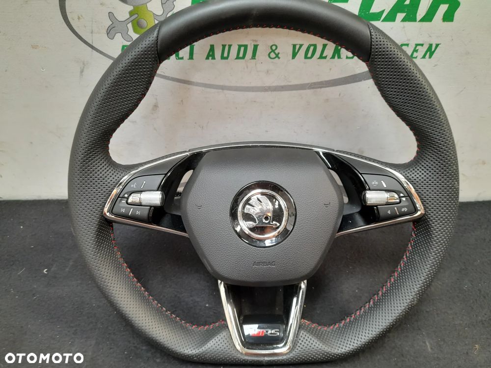 SKODA OCTAVIA IV VRS KIEROWNICA 5E3419093N PODUSZKA KIEROWNICY 3V0880201AP - 2
