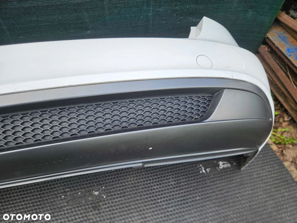 Zderzak Tyl Tylny S-Line Bialy Dyfuzor Audi A4 B8 Sedan - 26