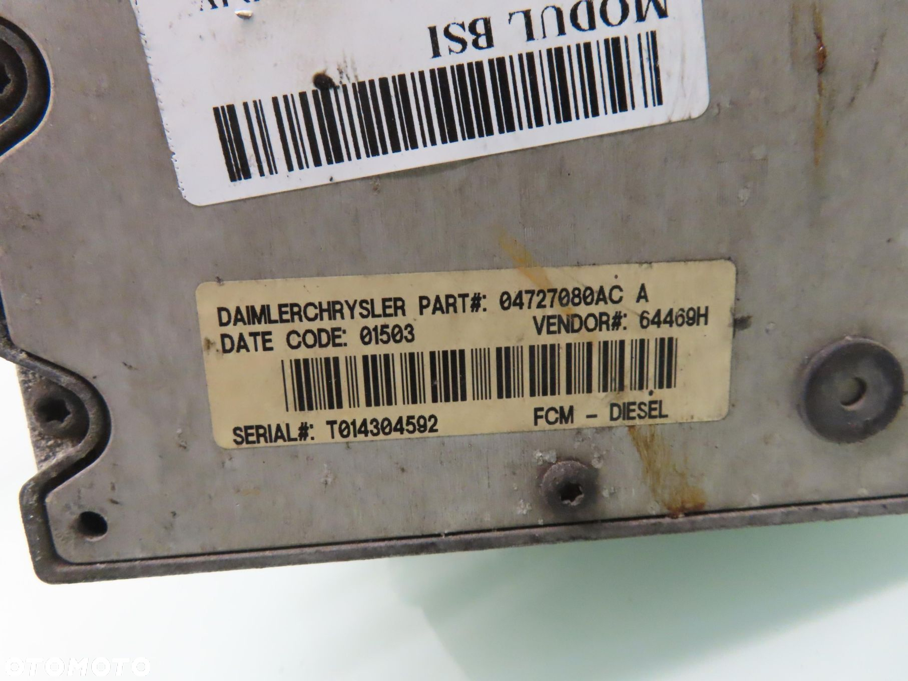 STEROWNIK CHRYSLER VOYAGER IV 2.5 CRD 04727080ACA - 3