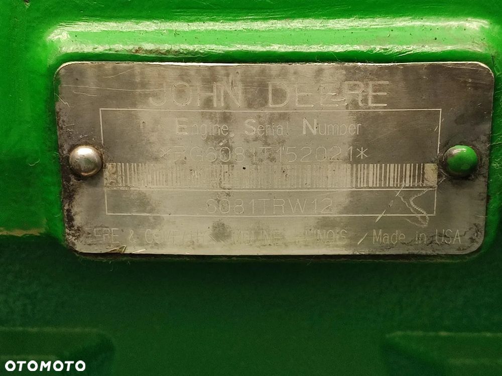 Silnik JOHN DEERE 6081TRW12 - 11