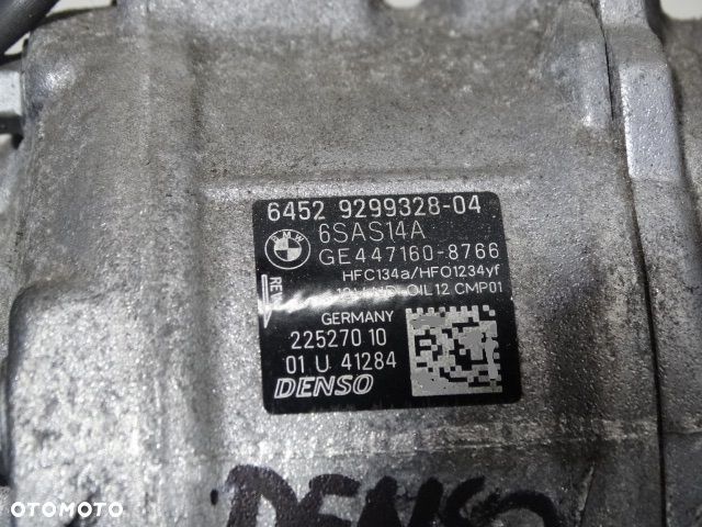 BMW F20 F30 Kompresor Sprężarka 32000km Denso 9299328 316d 340i 318d 320d 114d 116d 118d b37 b38 B46 b47 b58 - 2
