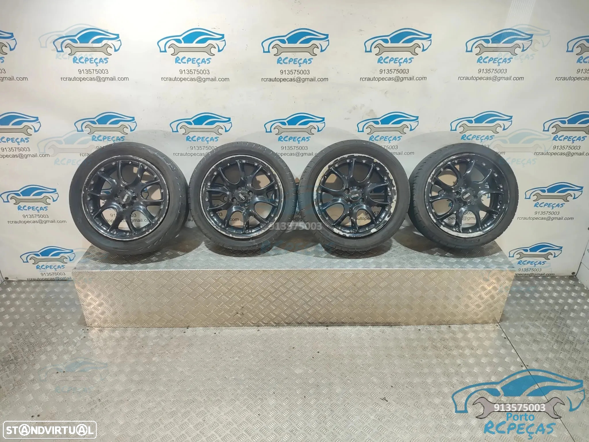 Jantes 17"  Ronal Mini Cooper S - Bi-partidas - 7J | ET48 | 4x100 - Jante | Originais | Cooper | One | John Cooper Works | Cooper SD | Polegadas | Clubman | Cabrio | Coupé | Original | Double Spoke | 36116787710 | 6787710 - 9