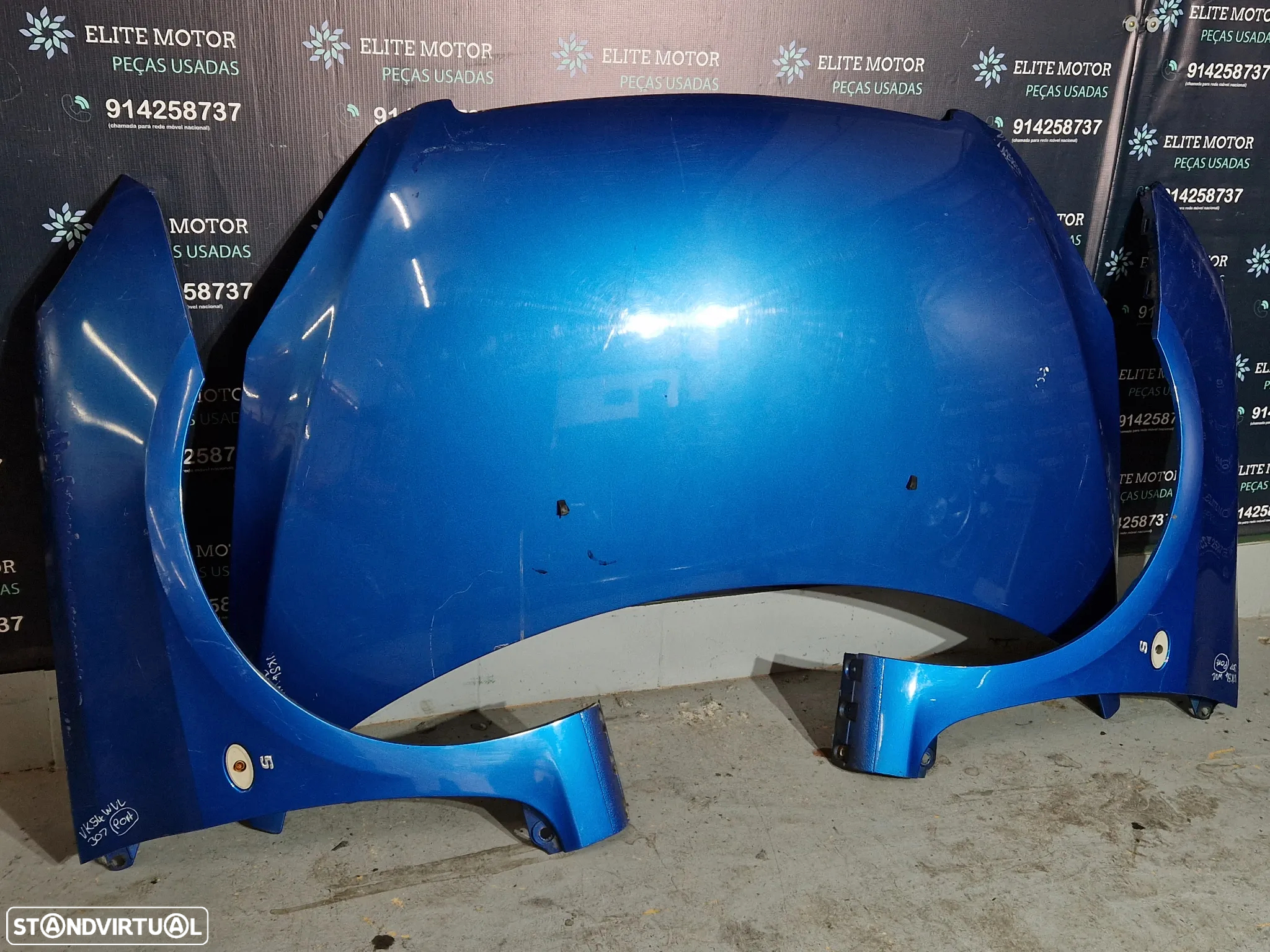 Frente completa usada PEUGEOT 307 HDI capot parachoques guardalamas oticas radiador - 7
