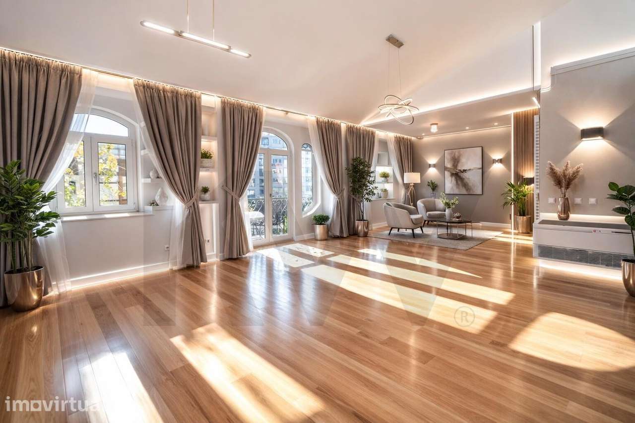Penthouse duplex exclusiva com terraço privado nas Avenidas Novas - Grande imagem: 3/25