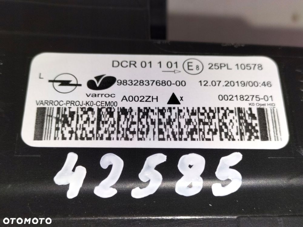 lampa przednia reflektor lewa opel zafira d 19- vivaro c 19- xenon - 8