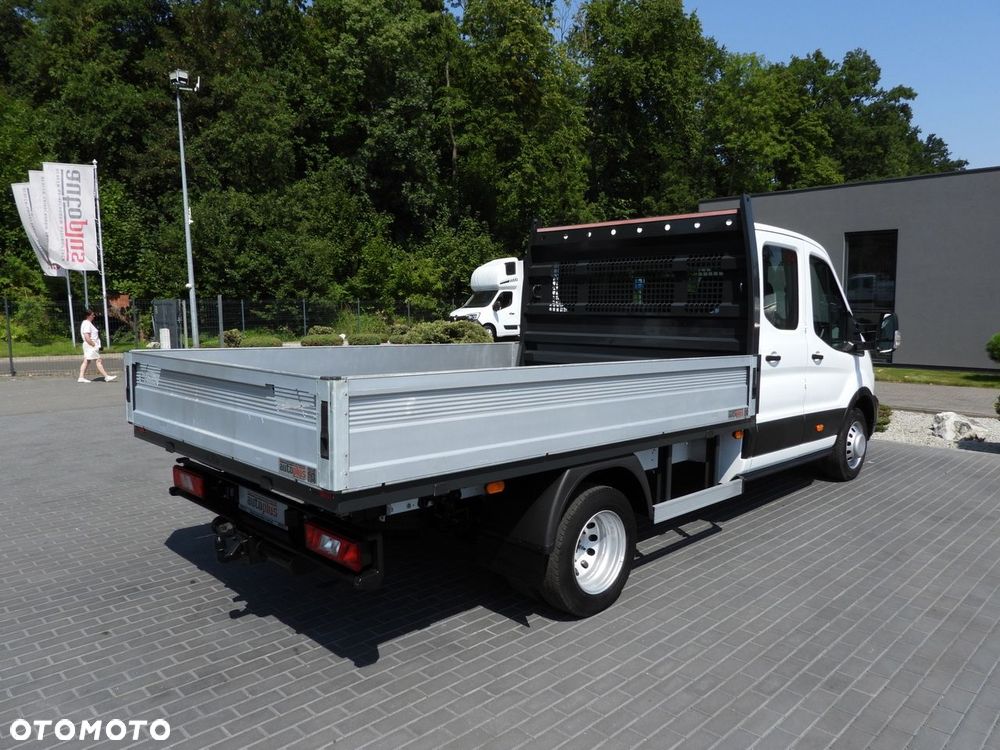 Ford TRANSIT SKRZYNIA PODWÓJNA KABINA DOKA 7 MIEJSC BLIŹNIACZE KOŁA KLIMATYZACJA  130KM - 14