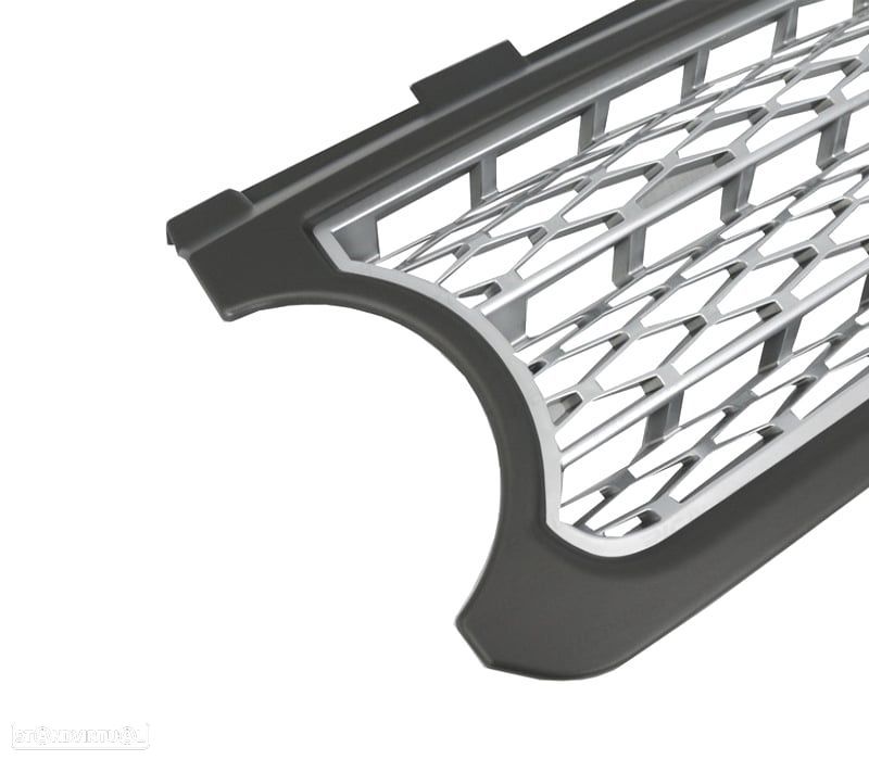 GRELHA FRONTAL RANGE ROVER VOGUE 06-09 LOOK SVA AUTOBIOGRAPHY CROMADA CINZA - 2