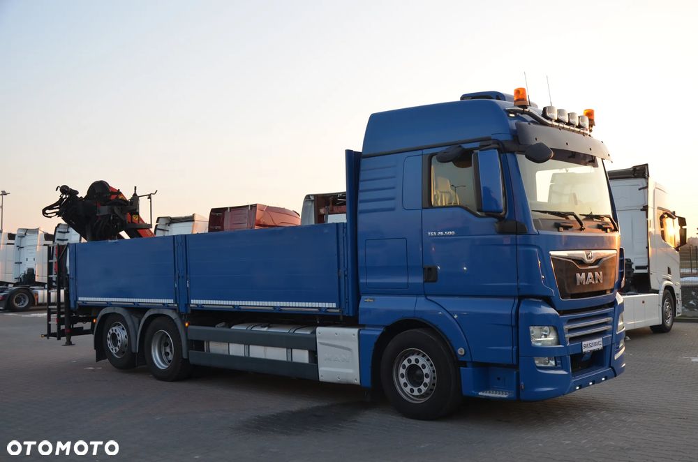 MAN TGX 26.500 6x2 HDS ZETKA PALFINGER KLIMA P. OŚ POD. I SKRĘTNA FULL AIR SKÓRY NAVI DE 5659 - 5