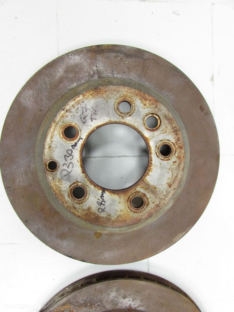 AUDI Q7 4L 3.0 TDI V6 05-15 TARCZA TARCZE HAMULCOWE TYL - 2