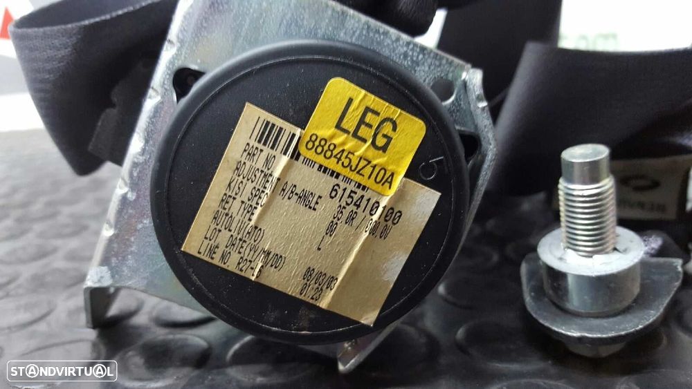 CINTO DE SEGURANÇA TRASEIRO ESQUERDO RENAULT KOLEOS DYNAMIQUE PACK1 - 2