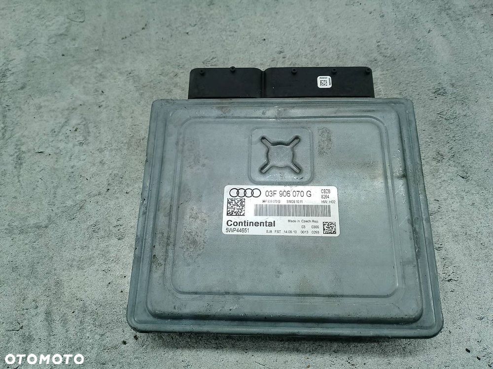 KOMPUTER, STEROWNIK AUDI A3 8P/8PA/8P7 03F906070G 5WP44651 1.2 TFSI - 3
