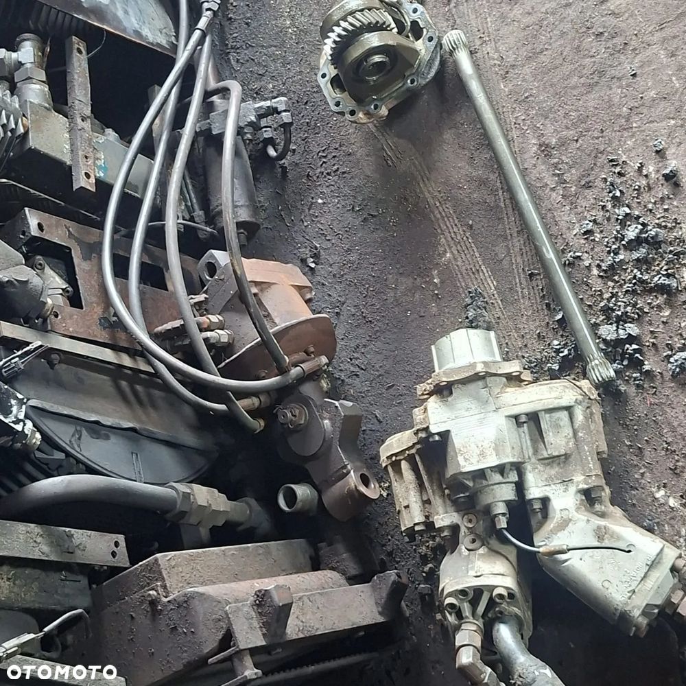 Przystawka hydrauliki Scania na 2 pompy hds, dźwig żuraw do drewna drzewa dłużycy - 4