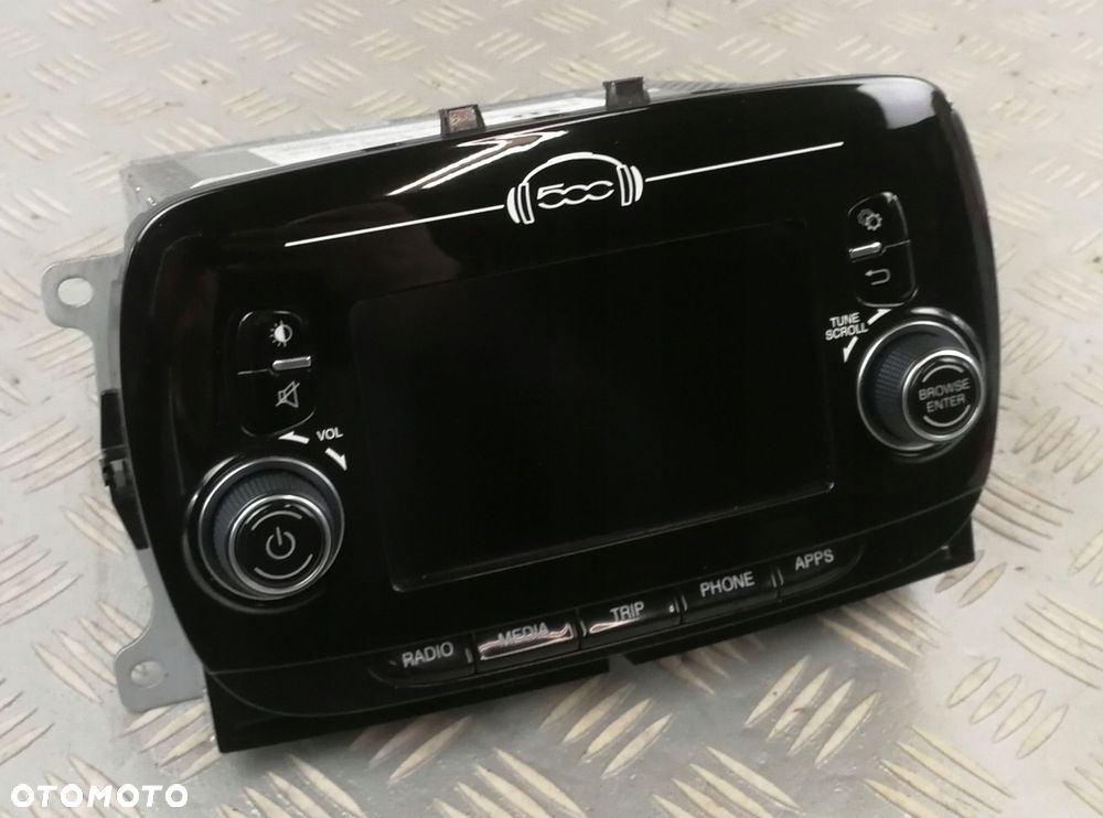 radio nawigacja navi wyświetlacz fabryczne cd fm bluetooth VP2 FIAT 500 FL - 1