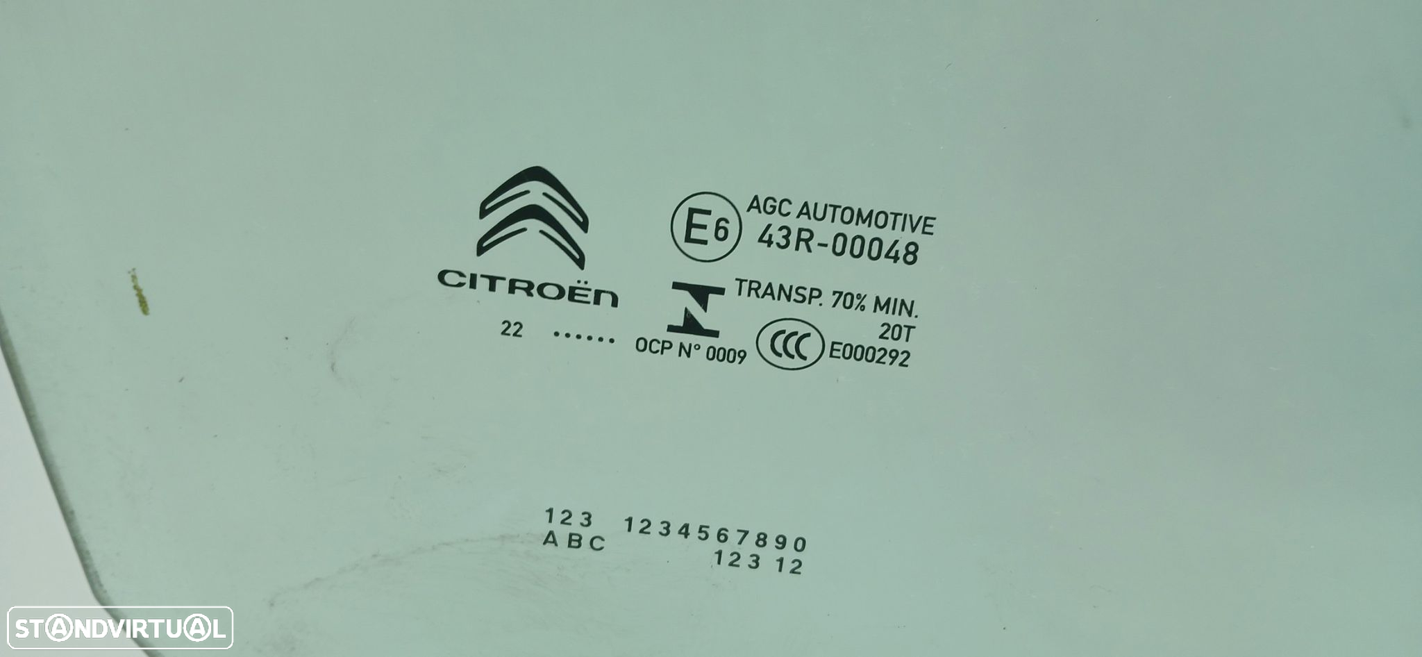 Vidro porta frente direita CITROËN C3 III (SX) - 2