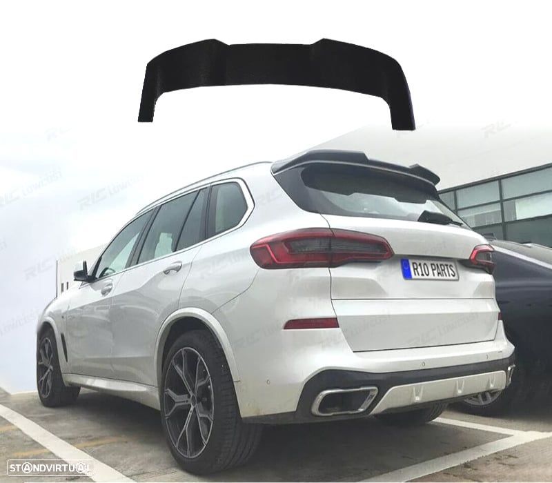 AILERON SPOILER BMW X5 G05 18-22 ASPECTO M PERFORMANCE PRETO BRILHANTE - 1