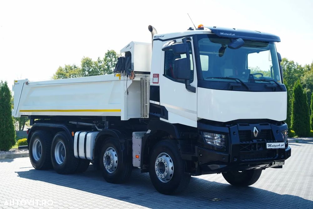 Renault C 480 / 8x4 / BASCUNÃ DUBLU - 6M / HYDRODOLTA / HYDRODOLPA / BORDAMATIC / PERDÂ AUTOMATÂ - 16