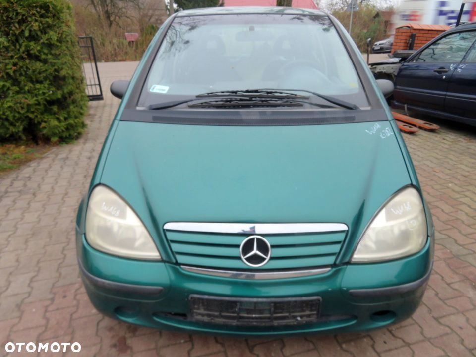 MASKA ZDERZAK BŁOTNIKI LAMPY A-KLASA W168 282 MERCEDES 1997-2001 ZIELONY JUNGLE PRZÓD KOMPLETNY - 1