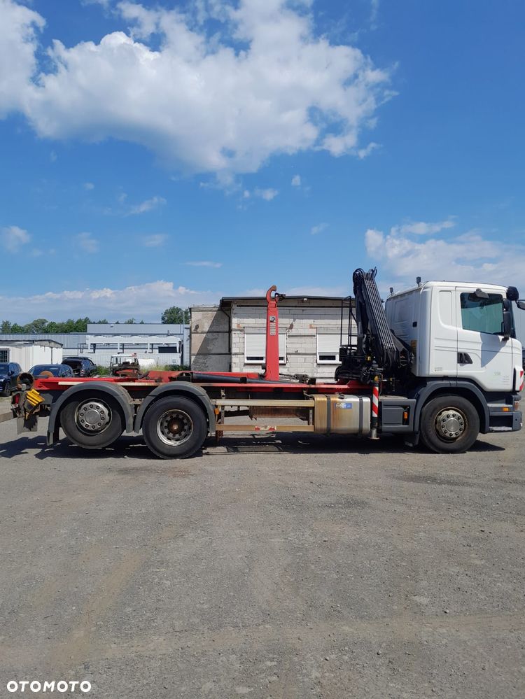 Scania G 440 6x2 HAK HAKOWIEC + HDS dzwig żuraw HIAB / RADIO + 5/6 funkcja - 12