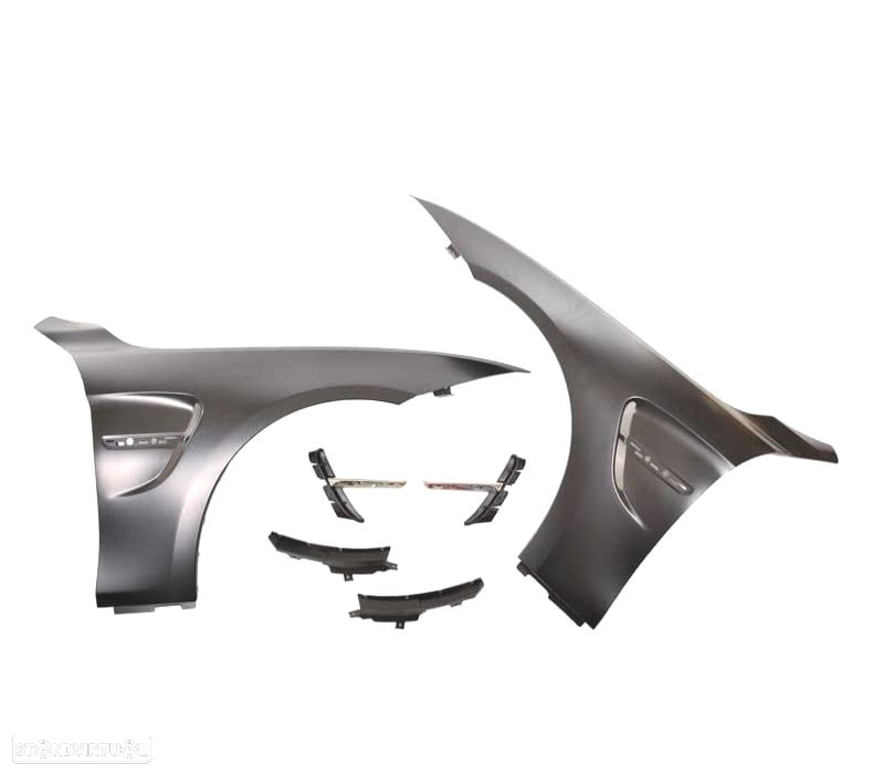 KIT 2 GUARDA-LAMAS BMW F32 F33 LOOK M4 - 3
